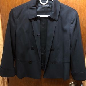 Black jacket. Adrienne Vitadini. Women